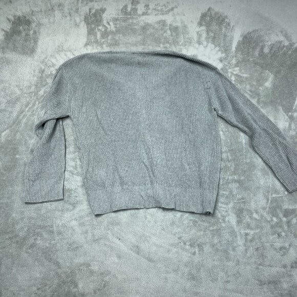 Hudson Los Angeles Gray Cotton Buttondown Cardigan L NWT 6522 - Picture 2 of 8